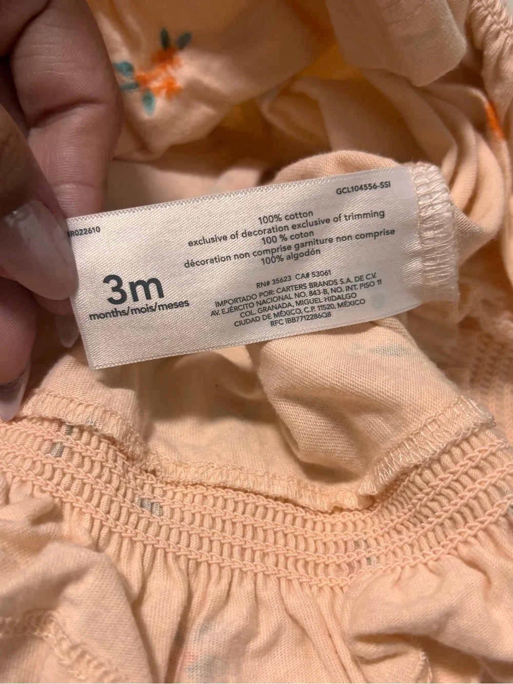 Carter’s Floral 3-Piece Outfit Set | 3 Months